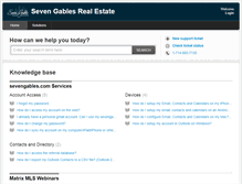 Tablet Screenshot of helpdesk.sevengables.com
